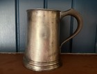 19th Century British Pewter Quart Mug 