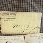 Pre-1900 Handwritten Personal Letter National Hotel Wilmington Nc Feb 5 1872
