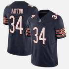 Men s Bears  34 Walter Payton Navy Limited Stitched Jersey S-3xl Nwt