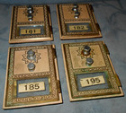 4 Old  Corbin 1964   Post Office Box Doors  Single Letter Combination