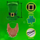 St  Patrick s Day Costume Set - Leprechaun Hat  Beard   2 Bracelets  Adult Size