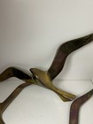 Vintage Mcm Seagull 3pc Brass Wall Decor 