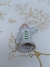 Porcelain Half Doll Made In Japan Pin Cushion Victorian Courtesan 3  Antique