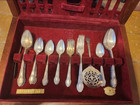 Vtg 1940s Oneida Community Silver Plate Milady Flatware Silverware   Box