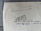 Lyrics Typed By Harry Dean Stanton Aged 40  1976 With His Stamp   Annotations