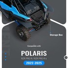 36qt Rear Cargo Tool Storage Box For Polaris Rzr Pro R 4 2022-2025  2884236