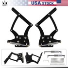 Billet Hood Hinge Kit Pair Left And Right Side For Ford Mustang 1967-1969 Black