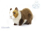 Hansa Brown   White Guinea Pig 7039 Soft Toy Sold By Lincrafts Uk Est 1993 