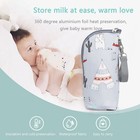 Baby Feeding Bottle Thermal Bag Water Milk Bottle Cooler Bag With Strap Travel 
