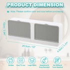 Double Grid Soap Holder For Shower Wall With Hook gray  10 X 3 94 Inches 