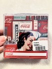 New Set 4 4x4  Coca Cola Tile Coaster Soda Drink Cork Base Mcm