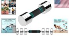 Versatile Single Steel Dumbbell 5-15lb - Adjustable Weights To Maximize Workouts