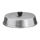 American Metalcraft Ba940a Aluminum 9 Rnd Basting Cover W  Knob 