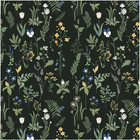 Boho Floral Peel Stick Wallpaper 17 5  X 118  Removable For Bedroom Bathroom