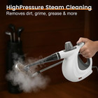 Steam Cleaner Pressurized Handheld Steamer With 12pcs Accessories   Safety Lock