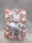 Bg Unicorn Plush Buddy   Rainbow Baby Blanket Security Lovey Pink Girls Gear New