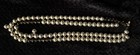 Crazy Sterling Necklace 279 Grams  Scrap Or Wear  Acid Tested  56   in  13mm Beads