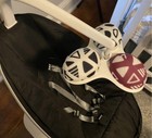 4moms Mamaroo Infant Baby Swing Black white Audio Input  Speakers  Toy Bar