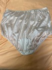 Vanity Fair Vintage Ivory Sheer Sexy Silky Sissy Granny Satin Panties Size 8