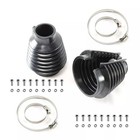 Pack Of 2 Axle Swing Boot Kit Black Compatible With 1949-1968 Vw Bug Baja    