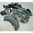 Gray Fairing Kit W  Seat   Bolts For Kawasaki Ninja Zx 6r 07-08 Zx636 Bodywork
