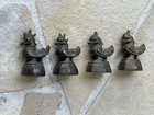 Antique Burmese Bronze Opium Weights Hintha Birds Set Of 4