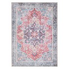 Rugshop Large Rugs Traditional Distressed Machine Washable Living Room Rugs 8x12