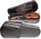 Lucky Penny Hgb2uk-s Soprano Ukulele Nylon And Foam Zippered Hard Case W pockets