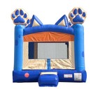 Inflatable Bounce House Commercial Kids Toddler Blue Dog Jumper Castle No Blower