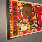 Vintage 1993 Derrick Thomas Kansas City Chiefs Nfl Full Size Pennant Wincraft