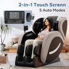 2026 Massage Chair Recliner With Zero Gravity With Full Body Air Pressure Black