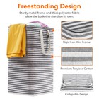 Large Laundry Hamper  Freestanding Waterproof Hamper With Handles