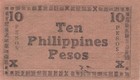 Philippines 10  Pesos  Series Of 1945 J 3  Wwii Issue Uncirculated Banknote G 37