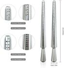 Metal Ring Sizer Gauge Mandrel Finger Sizing Measure Stick Standard Tool Sliver