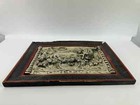 Vntg M  Registrado Silver Metal Art Relief Last Supper La Ultima Cena De Jesus