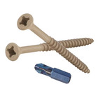  9 2-1 2 In  Phillips-square Flat-head Wood Deck Screws  5 Lb -pack 