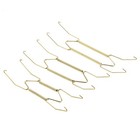 5 Sizes Wall Display Invisible Dish Hangers Adjustable Plate Spring Holder