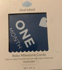 Round Monthly Baby Milestone Cards  Set Of 6 By Cloud Island