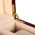 3 6 10 12 Slot Wooden Watch Box Glass Lid Jewelry Organizer Display Case Gift