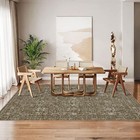 Washable Area Rugs 8  10 Non-slip Large Indoor Carpet  Stain Resistant Orien
