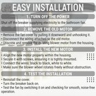 Upgraded 8832na Bathroom Fan Motor  Compatible With Nutone 8662 84757   Model Ma