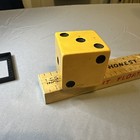 Rare  Vintage butterscotch Bakelite Jumbo 1 1 2 Inch Single Dice  Vegas Casino 