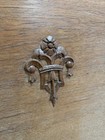 Antique Austrian german Carved Oak Single Bed  Set Of 2 Art Nouveau
