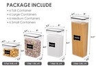 Airtight Food Storage Containers With Lids 24 Pcs Plastic Kitchen And Pantry Or