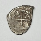 1690-1699 Cob 1 2 Real Spanish Colonial Potosi Bolivia Carlos Ii Pirate Age M631