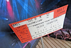 1981 Vintage Peter Frampton   Concert Ticket Stub 8 19 81 Music Hall   Houston  Tx