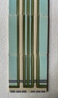Belgium  Antique Art Nouveau Majolica 5 Tiles Set C1900