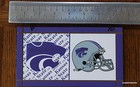  Kansas State Helmet College Licensed Wood Plaque Sign Dorm Wildcats Wall Decor