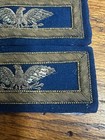 Original Rare Civil War Pair Full Colonel Officers Eagle Shoulder Boards Bullion