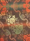 Beautiful Rare Late 19th C French Wool Jacquard Woven Fabric 1724
